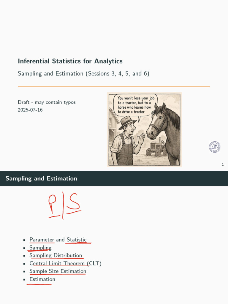 ISA Chapter 4 | PDF | Bias Of An Estimator | Estimator