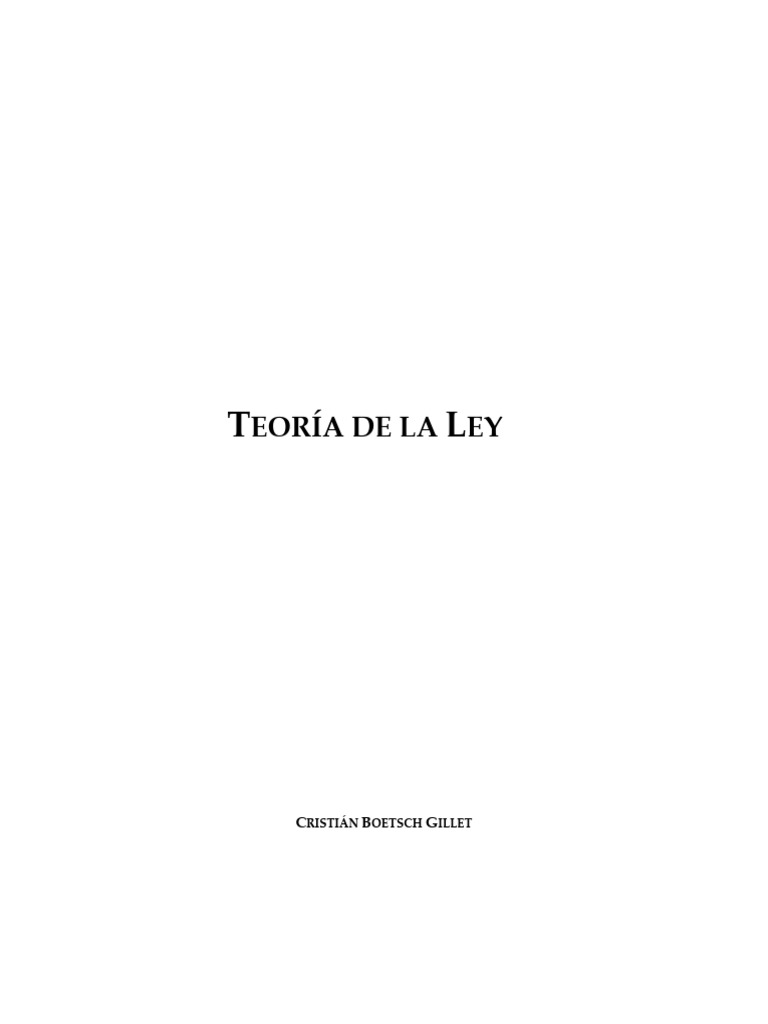 Apuntes Teoría de La Ley 2025 | PDF | Ley Pública | Moralidad