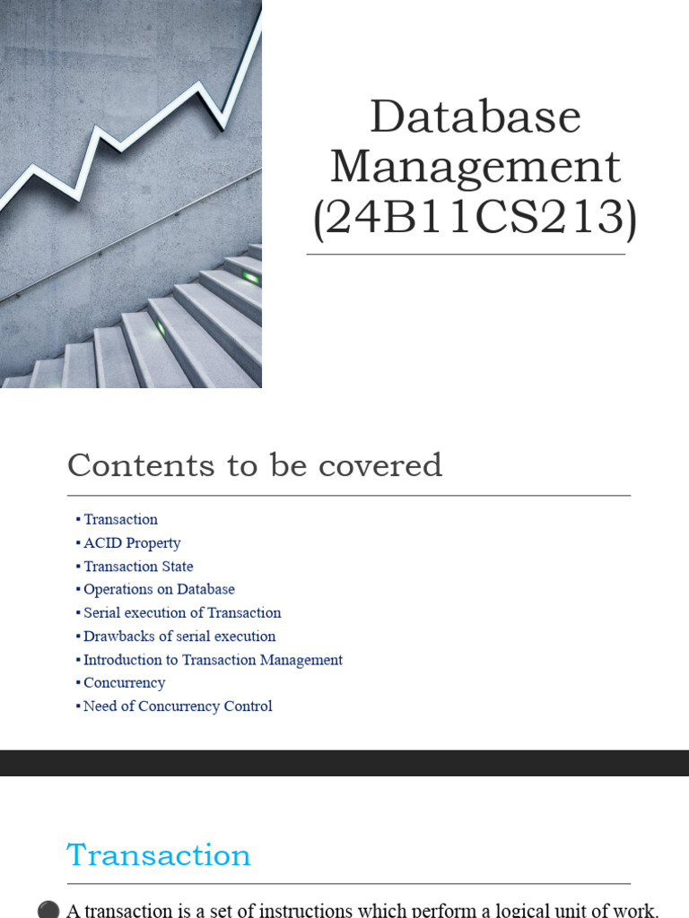 Transactions I | PDF