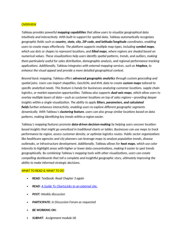 Overview + What To Read & What To Do | PDF | Data | Information Technology