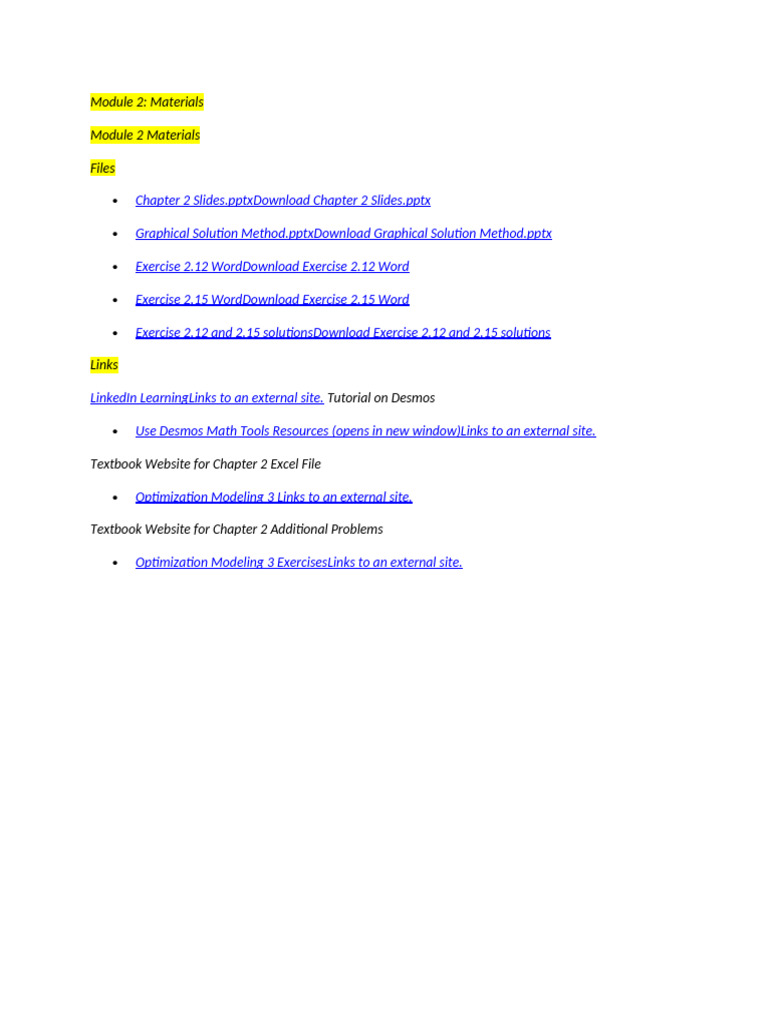 Module2 | PDF