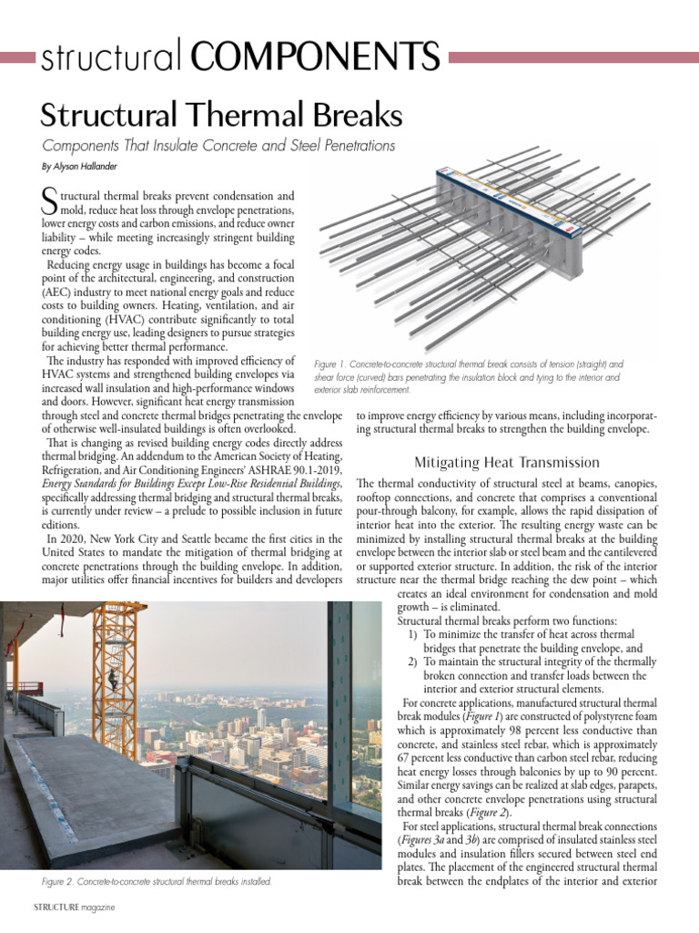 Structuremag 2022-10 Structural Thermal Breaks | PDF | Thermal ...