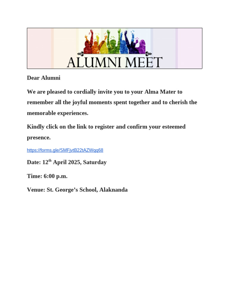 Alumni Einvite | PDF