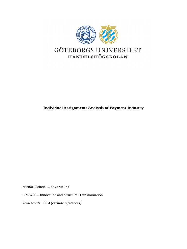 Individual Assignment Innnovation & Structural Transformation | PDF ...