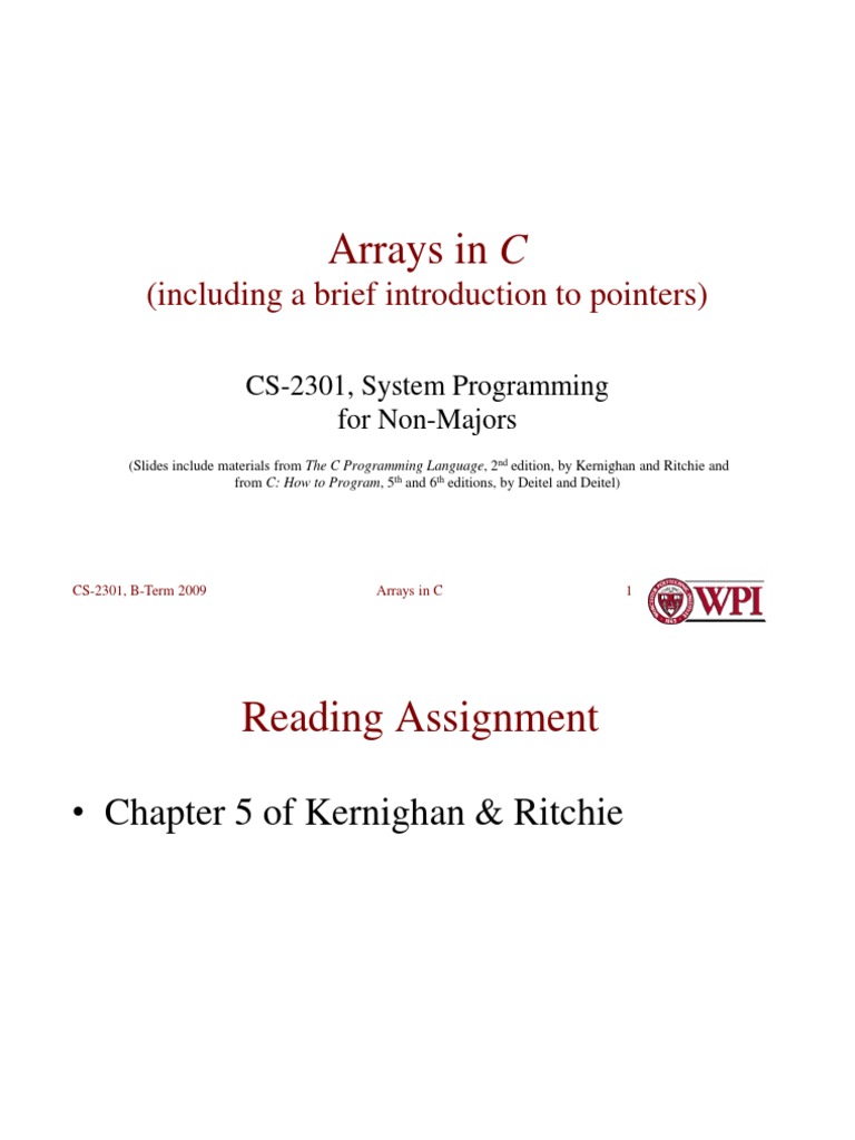 Understanding Arrays in C Programming | PDF