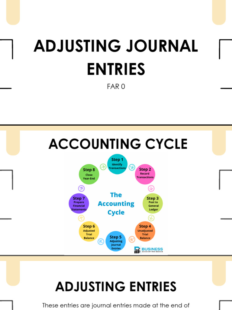 AJE | PDF | Deferral | Expense