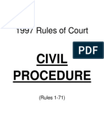 Civil Procedure (1-71)