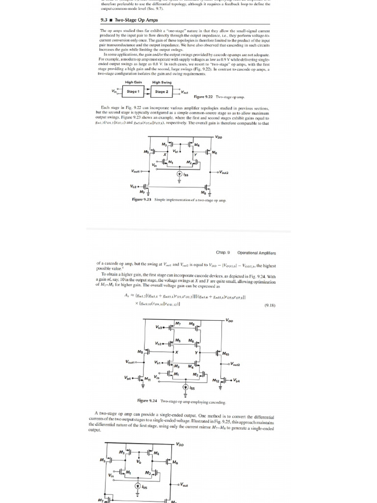 Two Stage Op Amp | PDF