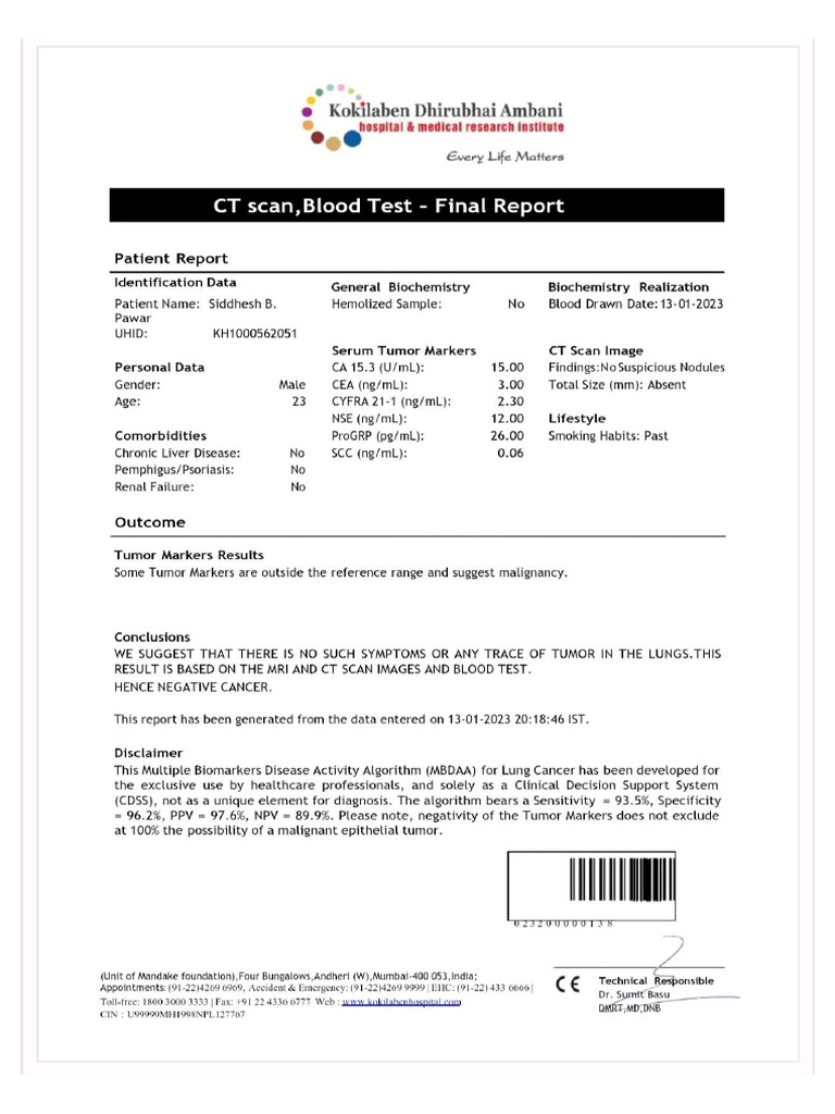 Lung Cancer Report | PDF
