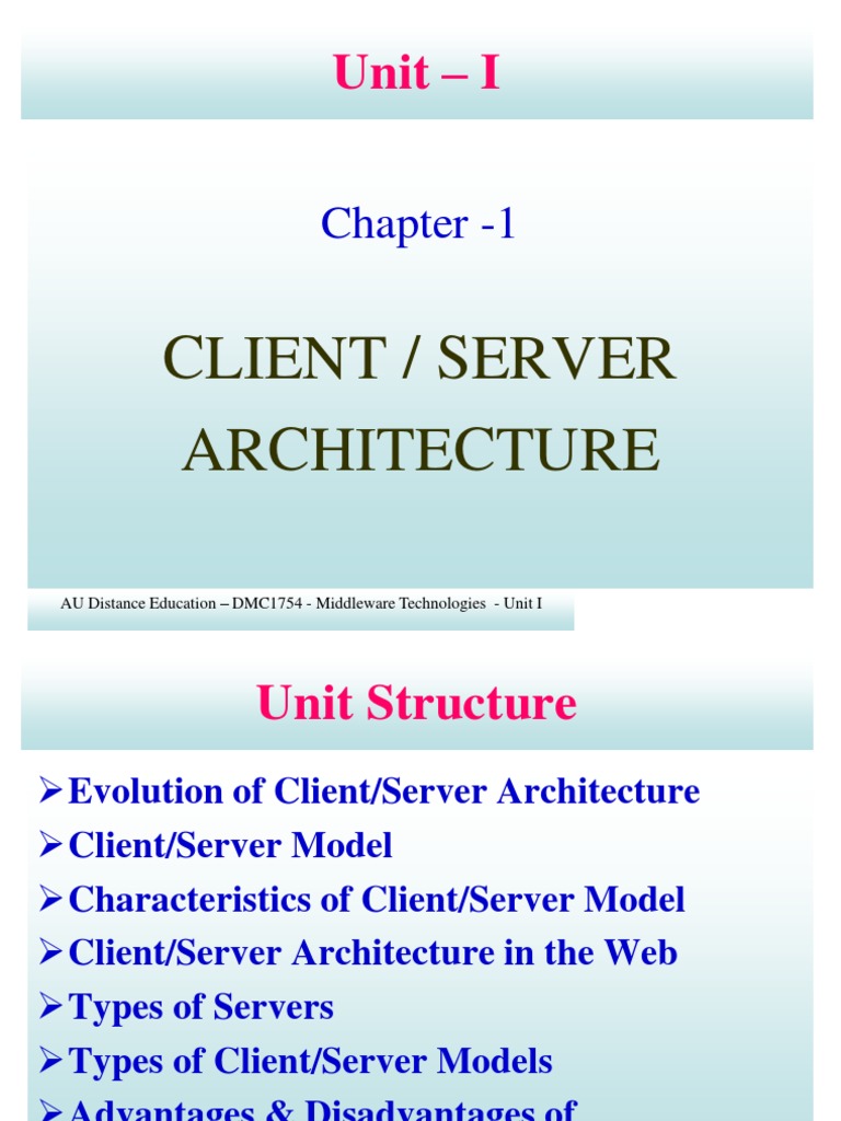 Unit1 Chap1 | PDF | Web Server | Internet & Web