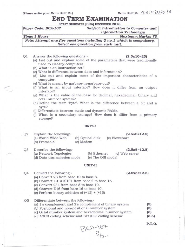 105 Fundamental of Information Technology | PDF | Software Engineering ...