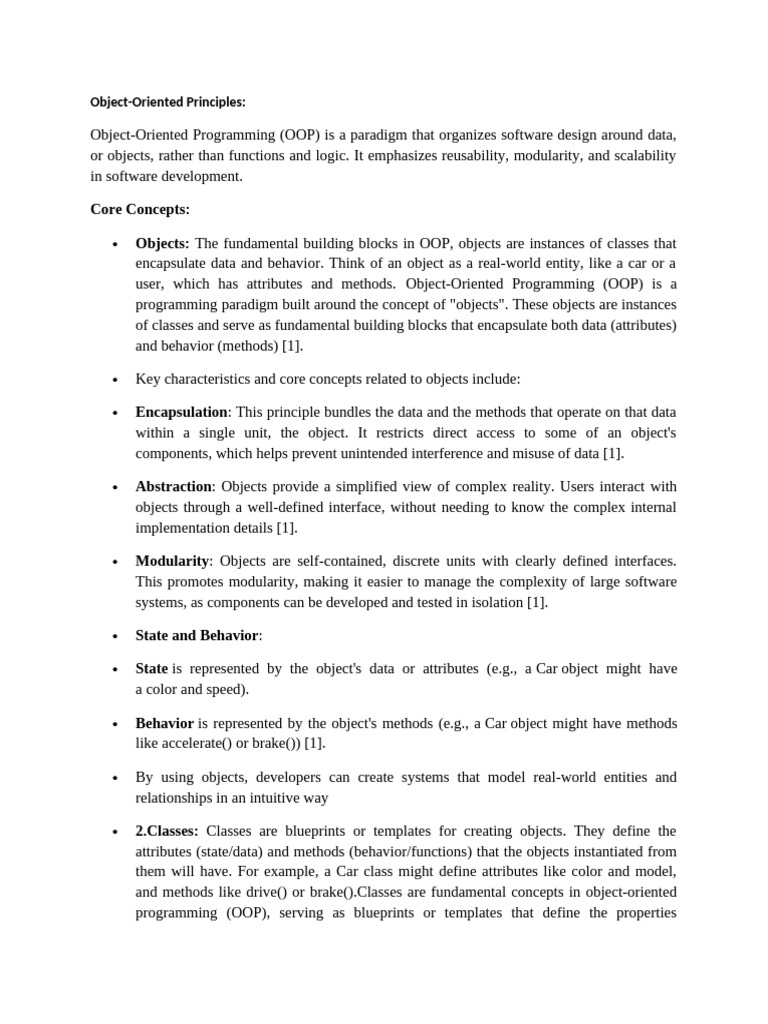 2 Topic - Object Oriented Analysis | PDF | Object Oriented Programming ...