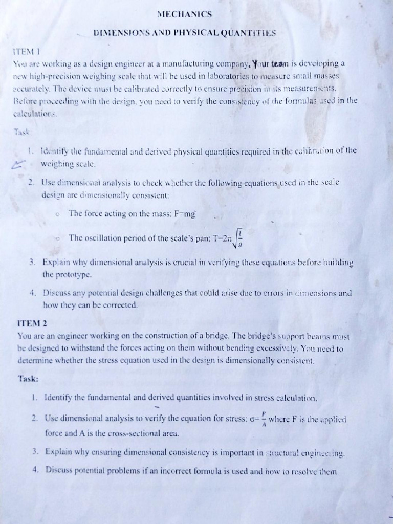 Physics Sample Scenarios | PDF | Thermometer | Heat