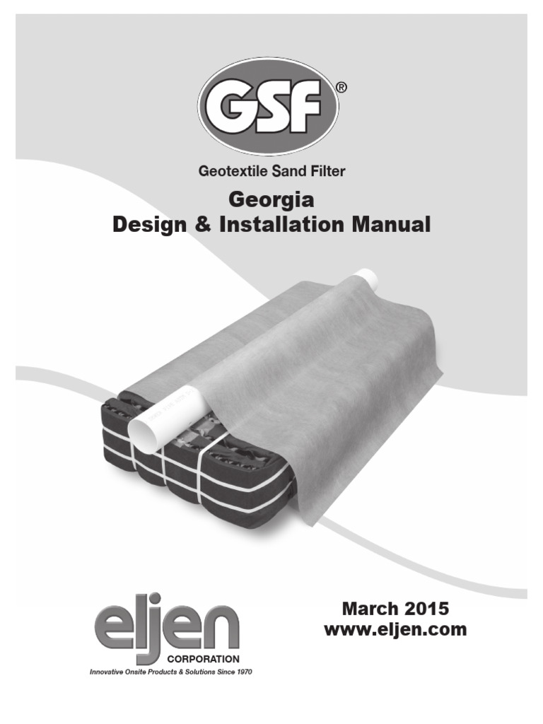 Eljen Georgia-Design-Manual | PDF | Septic Tank | Pump