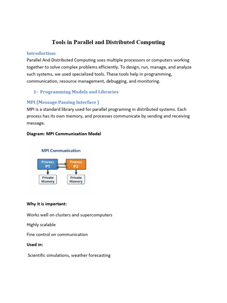 Tools in PDC | PDF | Parallel Computing | Apache Hadoop