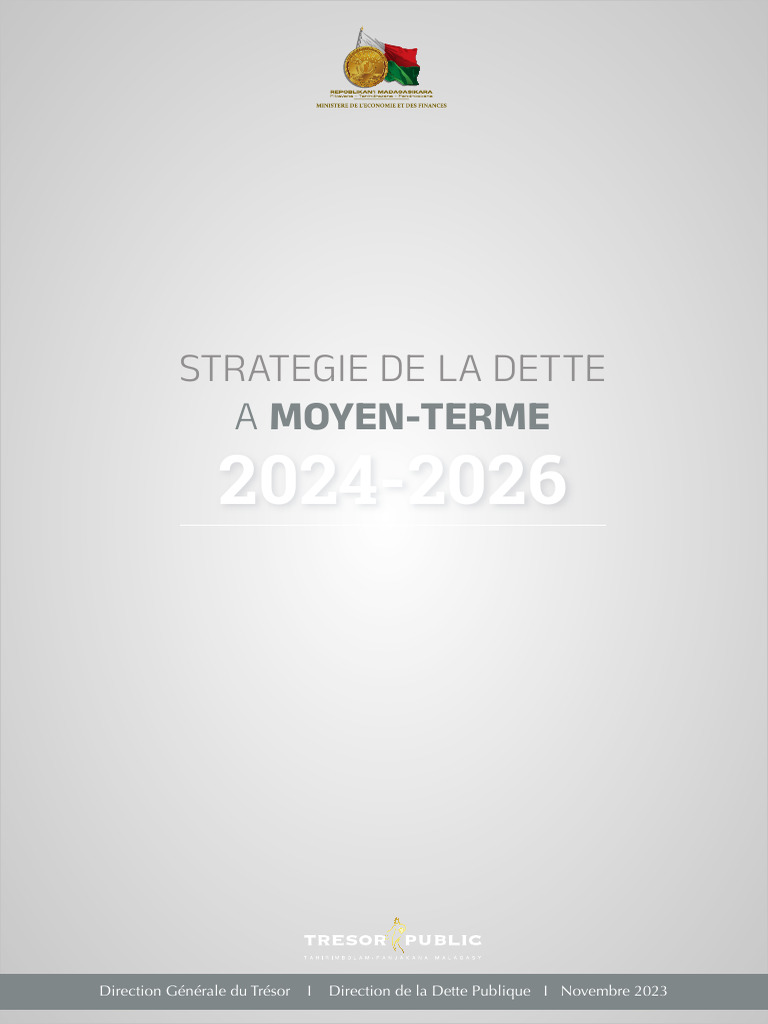 SDMT 2024 2026 | PDF | Dette publique | Prêts