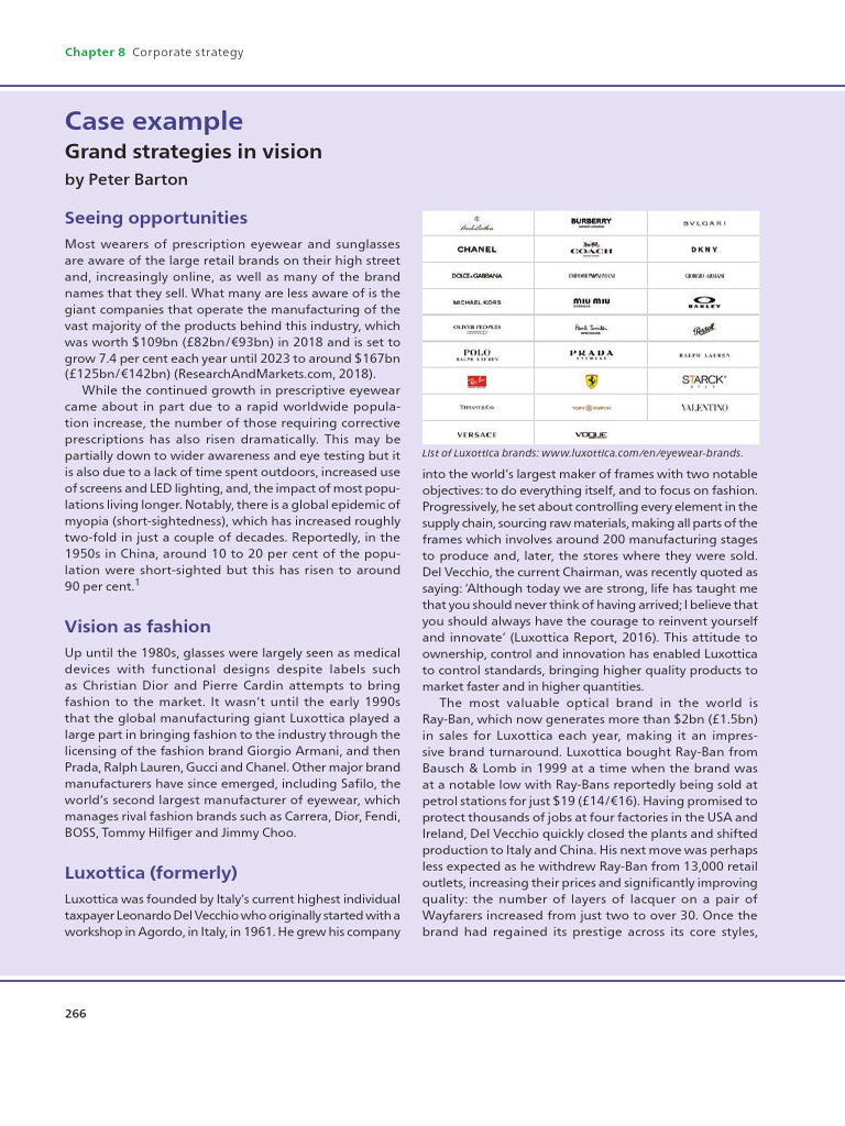 Exploring Strategy Text and Cases ---- (Case Example Grand Strategies ...