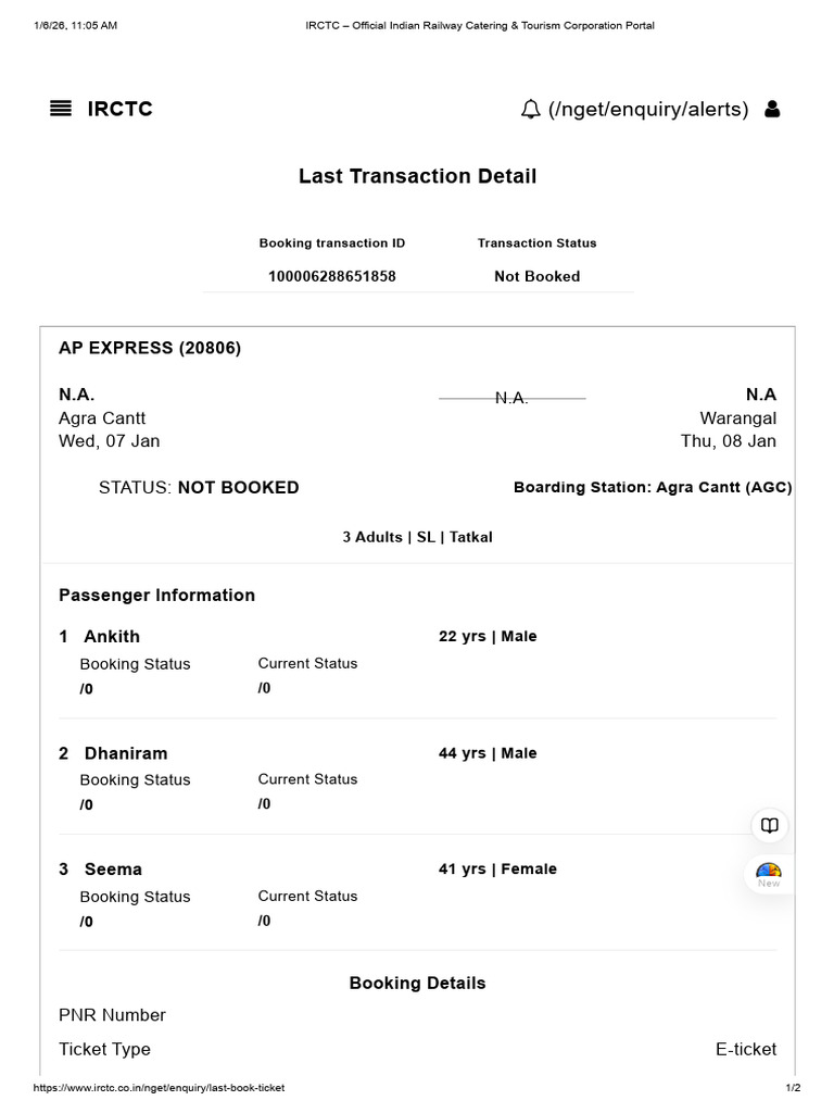 IRCTC - Official Indian Railway Catering & Tourism Corporation Portal ...