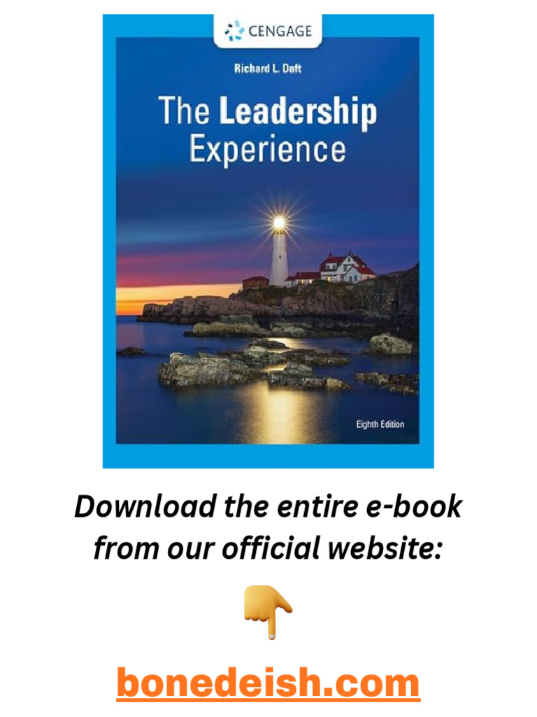 The Leadership Experience 8th Edition PDF | PDF