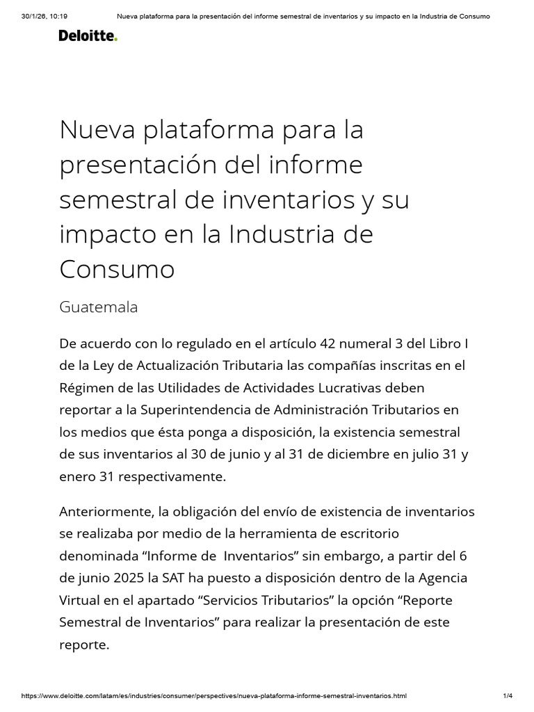 Nueva Plataforma Para La Presentación Del Informe Semestral de ...