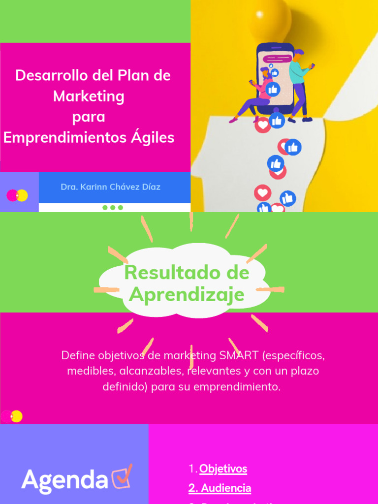 Desarrollo del plan de marketing para emprendimientos ágiles | PDF ...