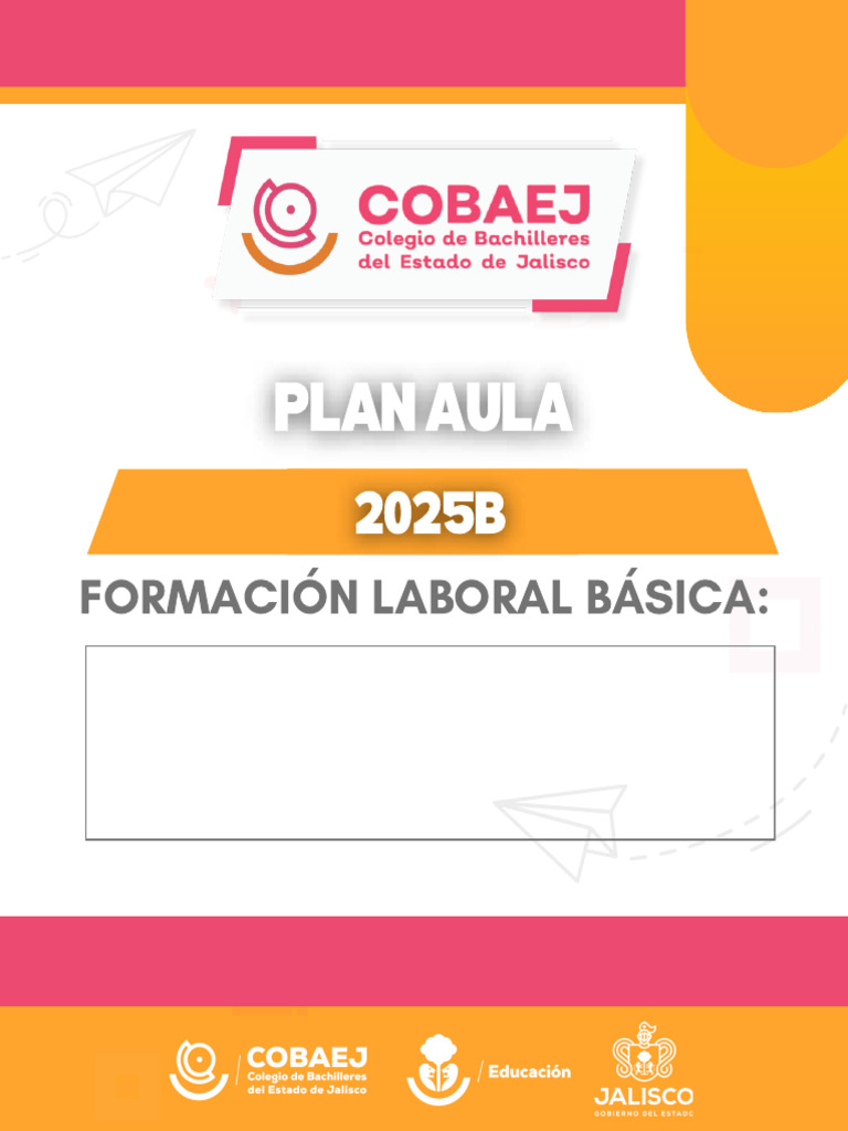 Plan Aula 2025B Formación Laboral Básica. | PDF | Aprendizaje ...