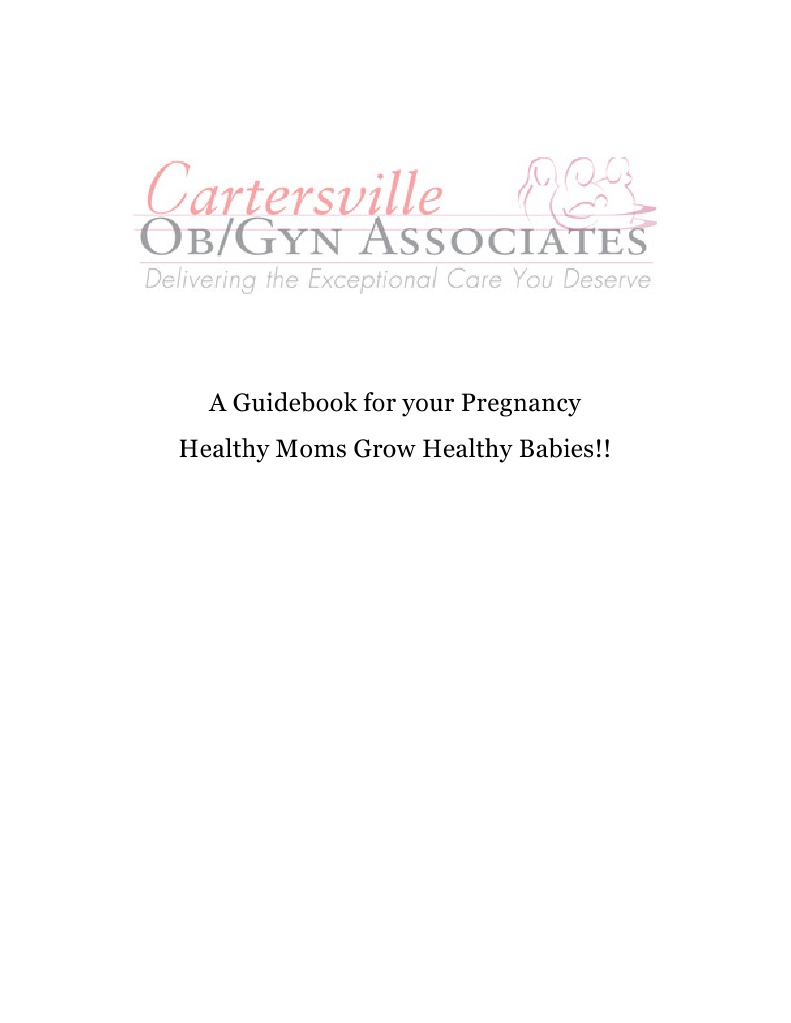 Prenatal Welcome Letter | PDF | Pregnancy | Childbirth