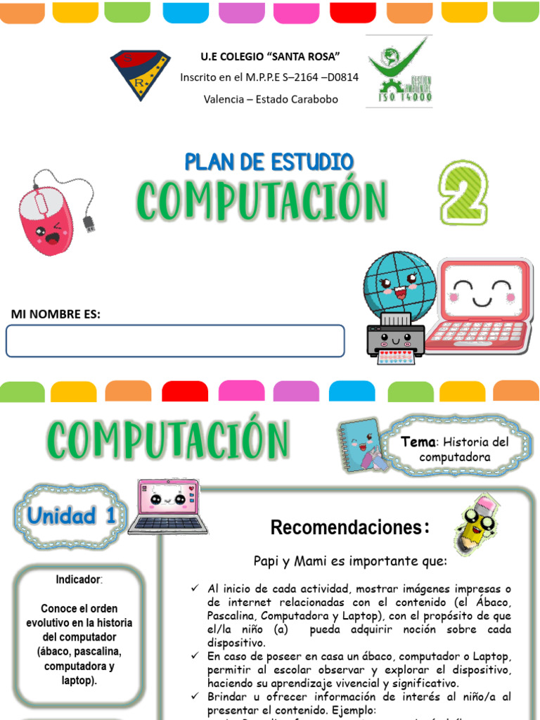2do Nivel - Computación | PDF | Hardware de la computadora | Unidad ...