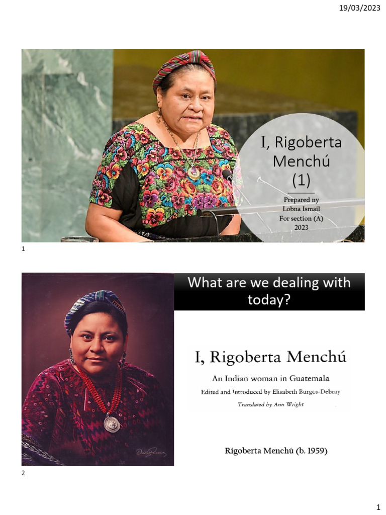 Rigoberta (Background For Intro) | PDF