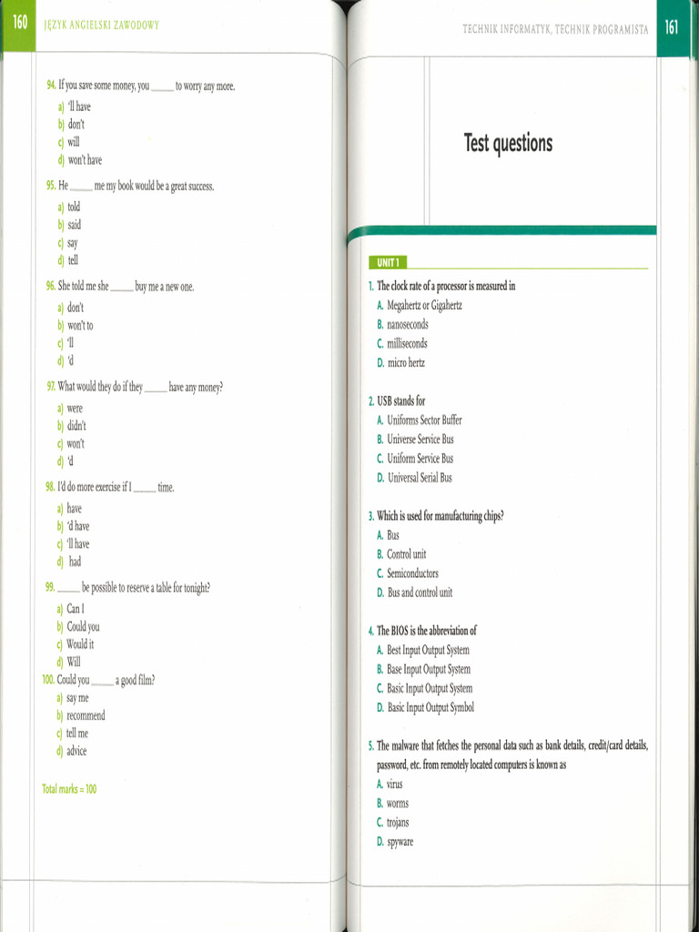 Test Questions | PDF