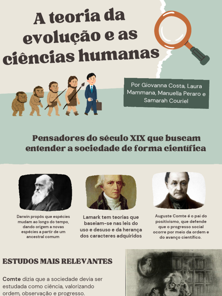 A Teoria Da Evolução e As Ciência | PDF