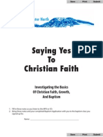 Yes To Faith CD Notes