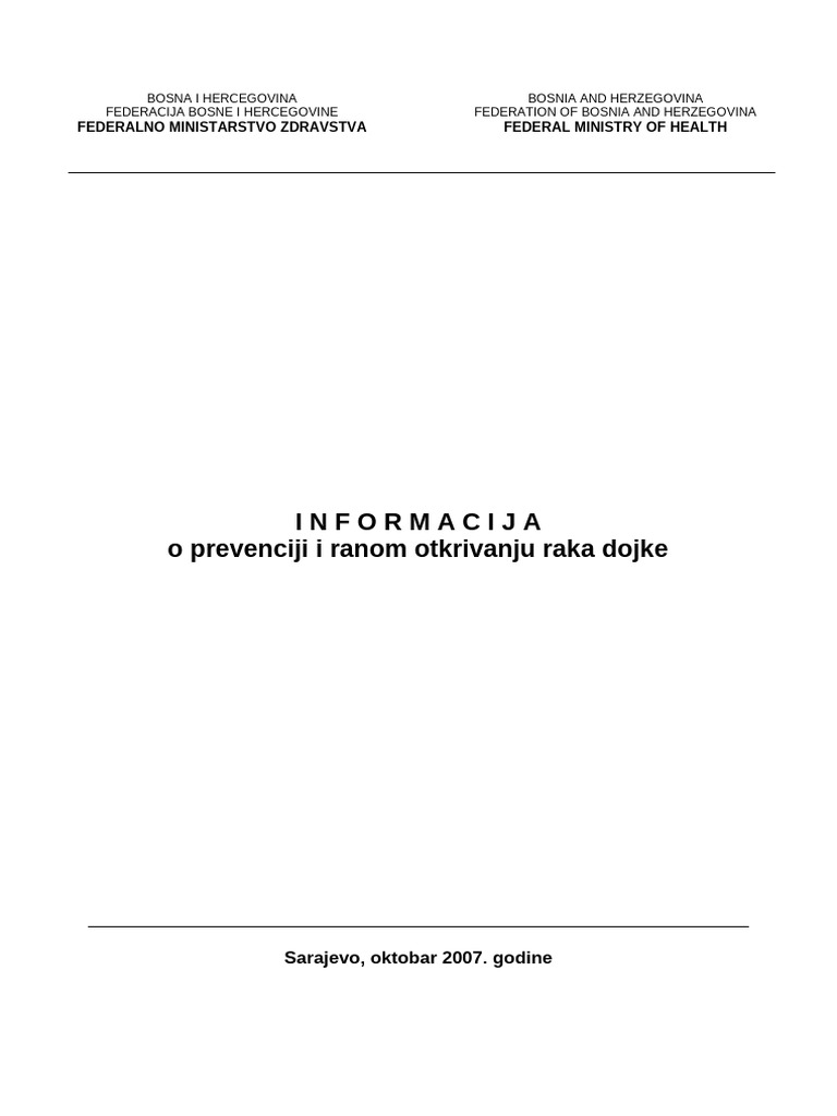 Informacija o Prevenciji Raka Dojke | PDF