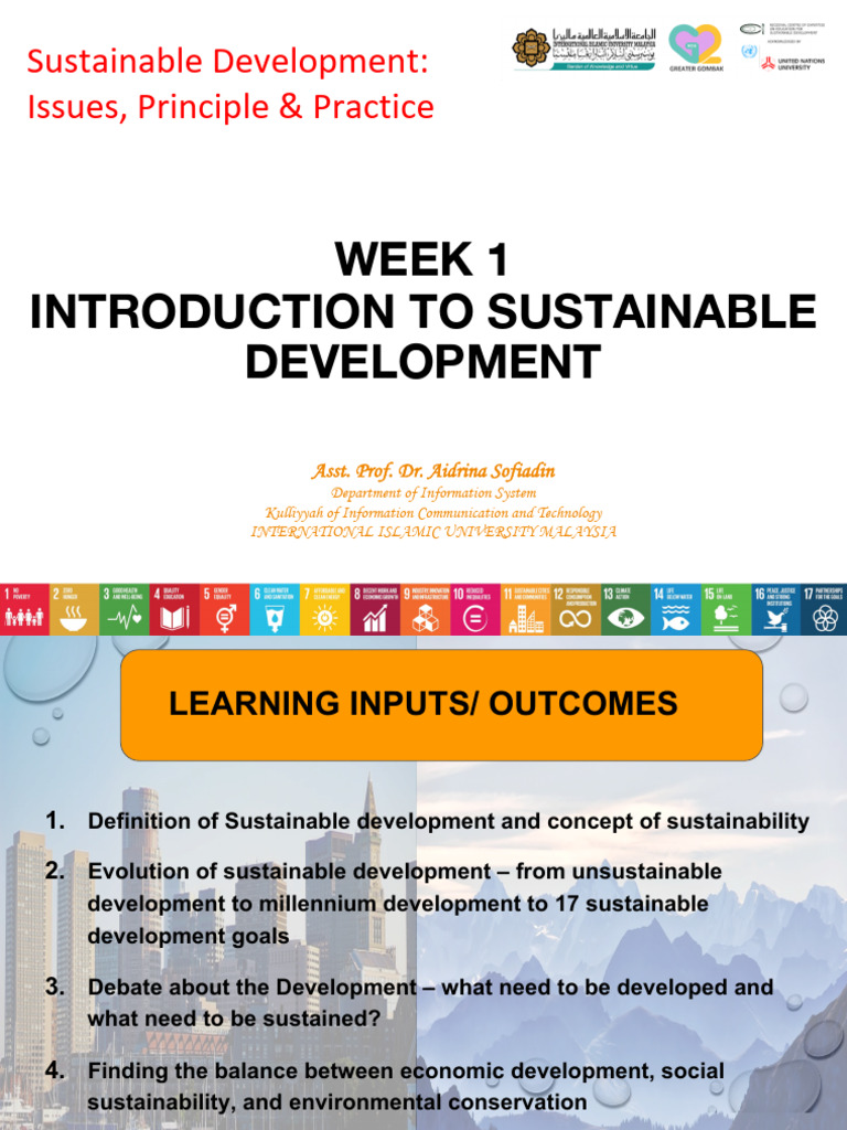 Introduction To Sustainable Development | PDF | Sustainability ...