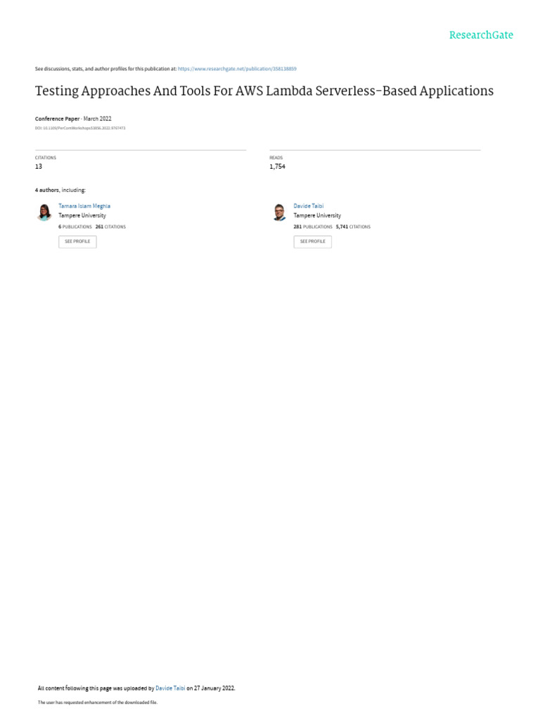 2022 Less Serverless Testing-4 | PDF | Selenium (Software) | Cloud ...