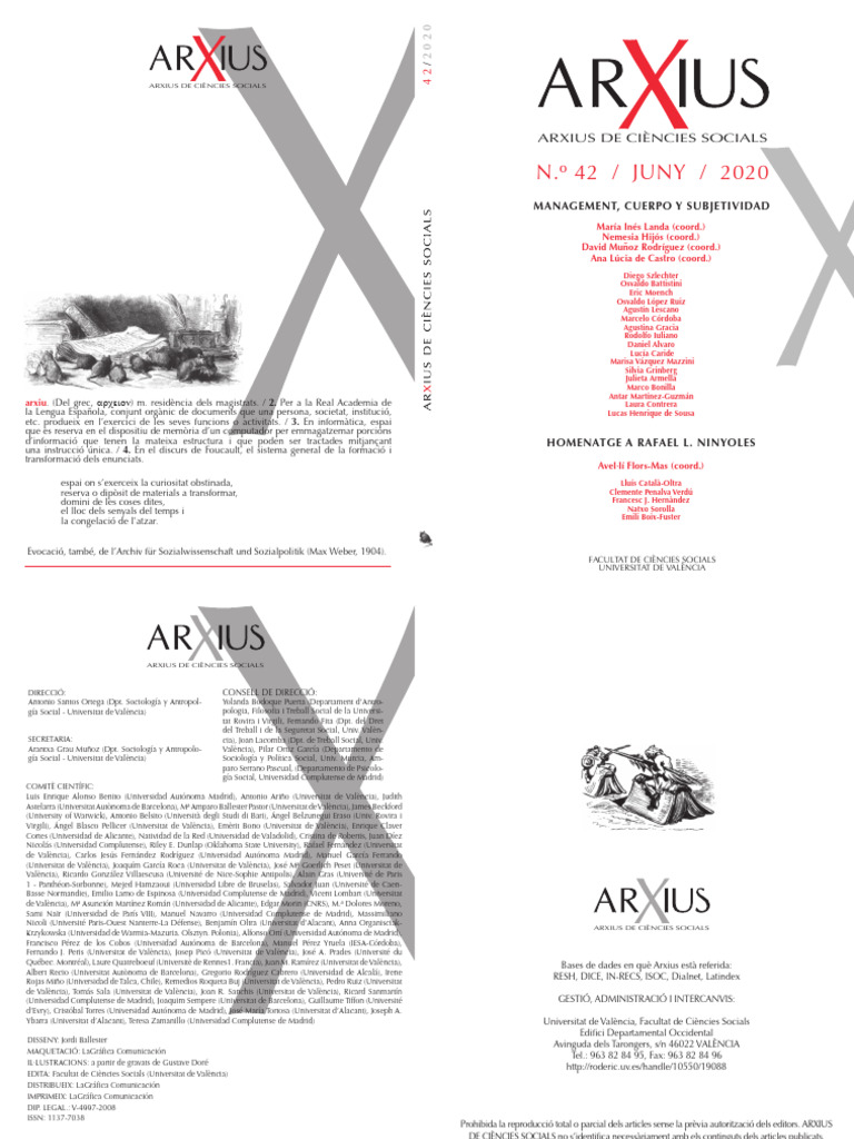 Arxius - 42 - Management, Cuerpo y Subjetividad | PDF