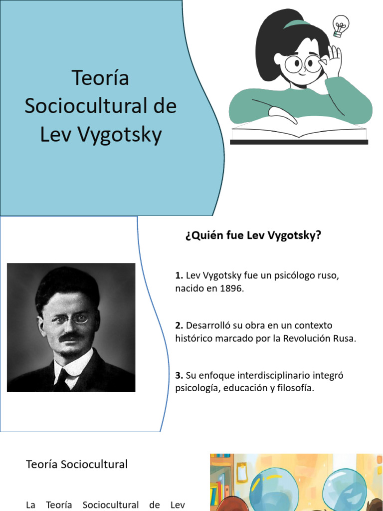Teora Sociocultural de Lev Vygotsky | PDF | Aprendizaje | Enseñando