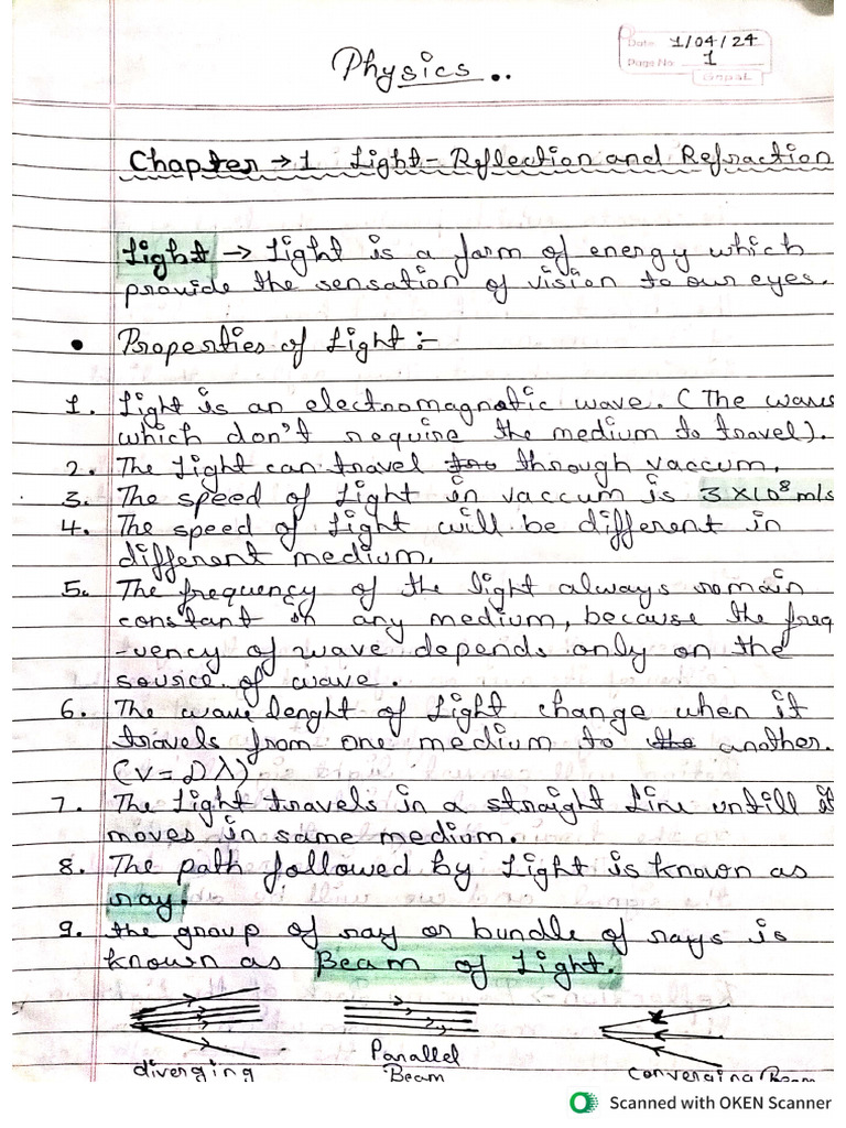 Light Hand Written Notes Sargam | PDF