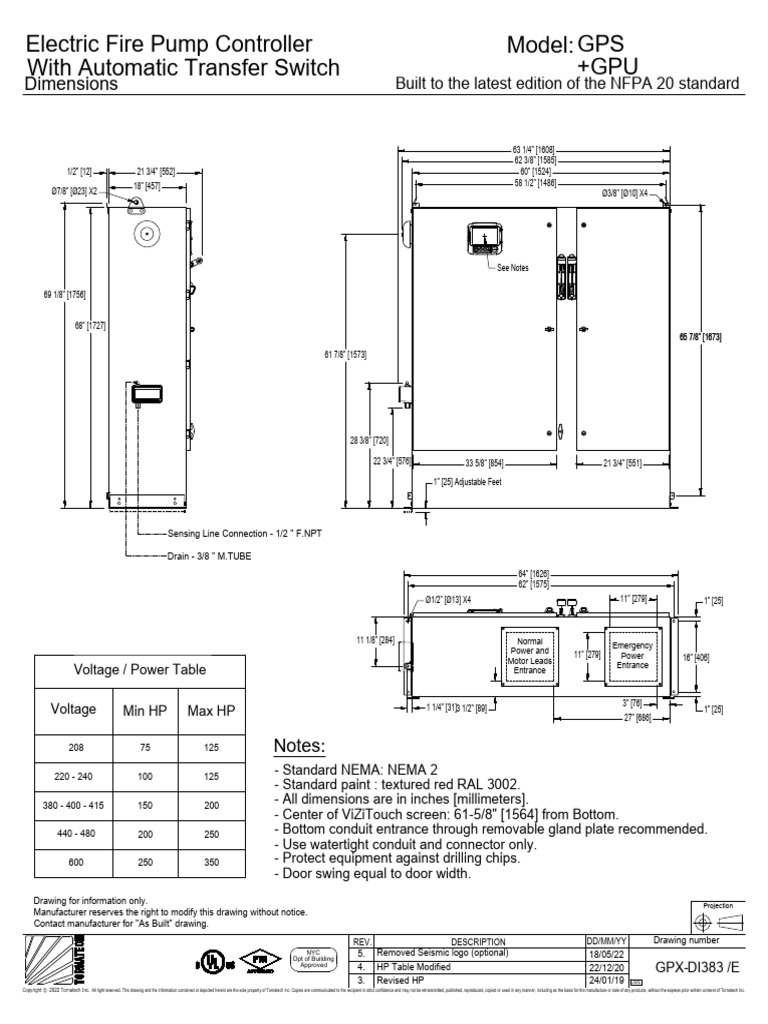 Panel Bomba Contra Incendio | PDF | Manufactured Goods | Electrical ...