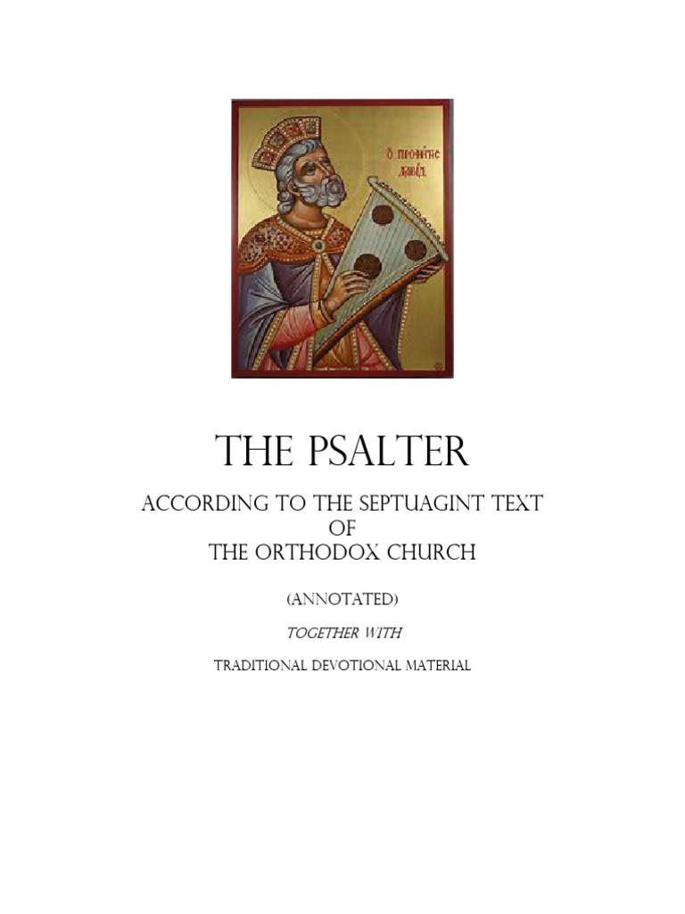 Orthodox Psalter | PDF | Lord's Prayer | Septuagint