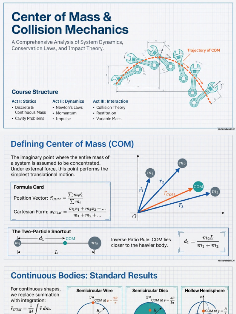 Center Mass Momentum and Collisions | PDF