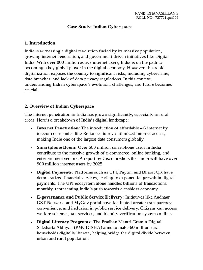 Case Study | PDF | Security | Computer Security
