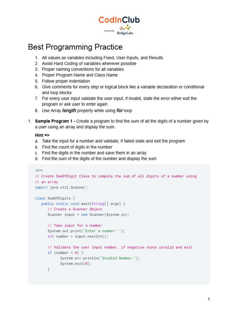 Java Arrays Level 2 Lab Practice | PDF | Body Mass Index | Control Flow
