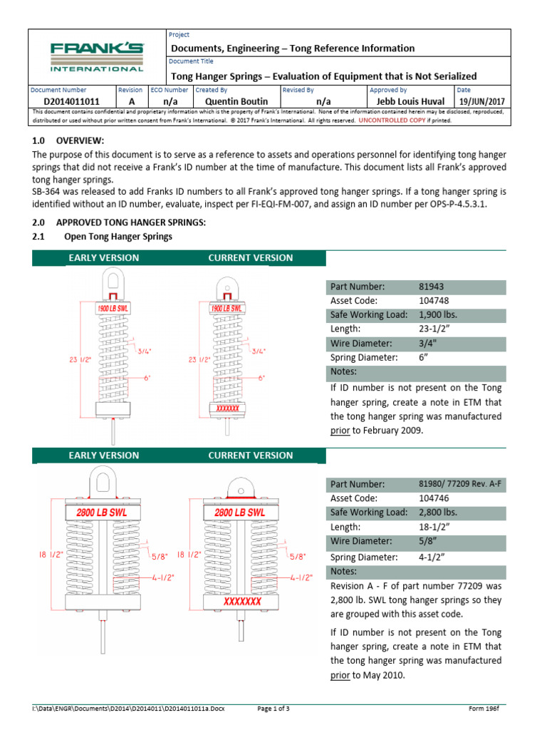 D2014011011 Spring Hanger | PDF