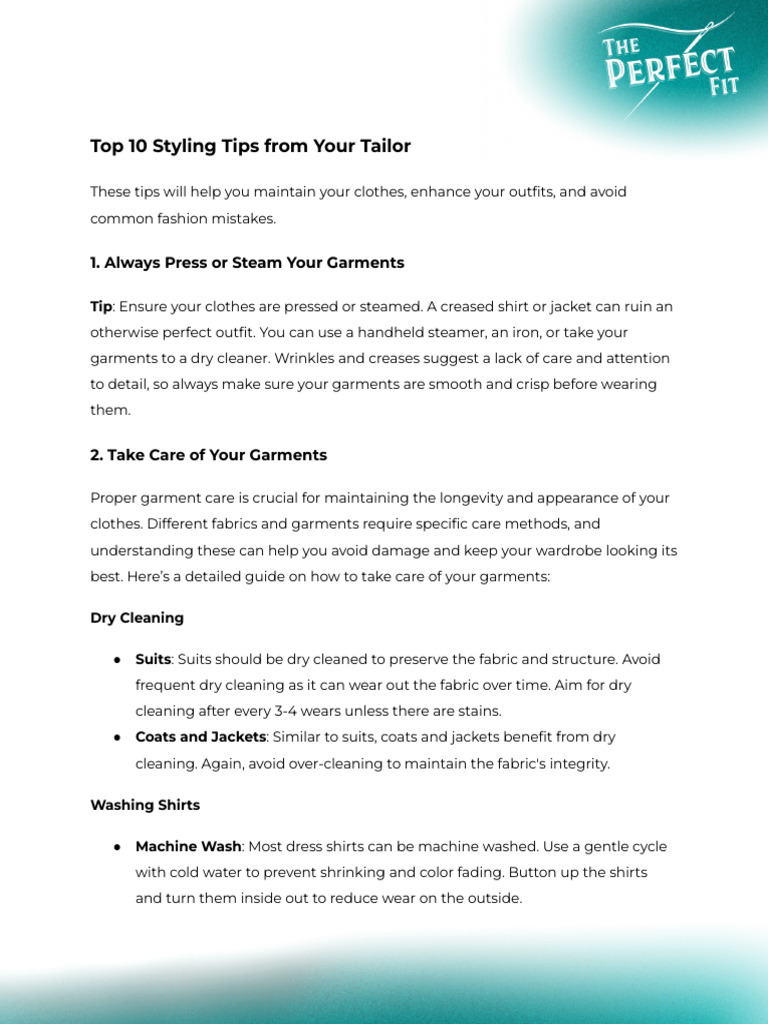 10 Styling Tips by @vawzine Vip | PDF | Clothing | Fashion