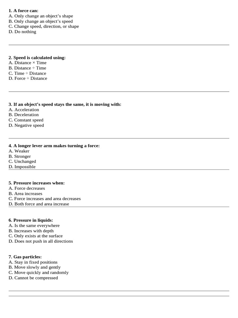 Unit 2 Practice Questions | PDF
