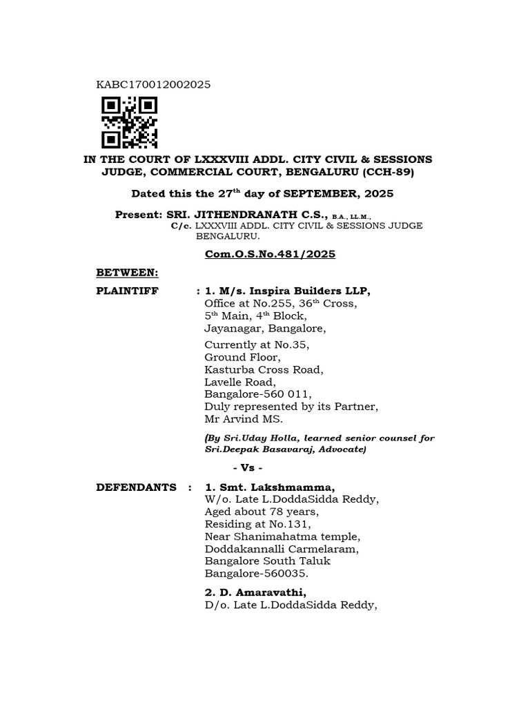 Order On IA | PDF | Lawsuit | Injunction