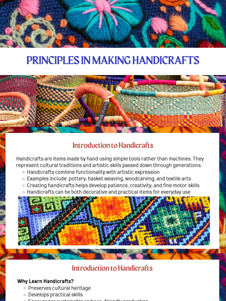 13 Principles in Making Handicrafts - PPTX.PPTX 20260105 233013 0000 | PDF