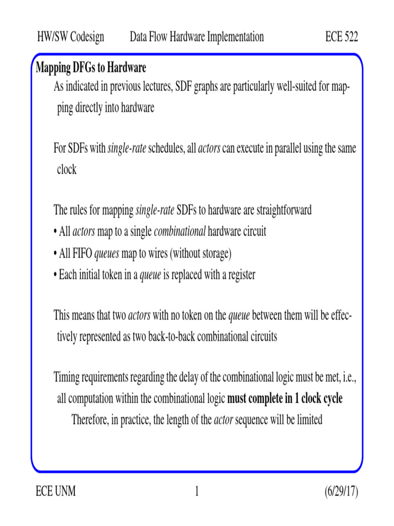 Data Flow Hardimplement | PDF | Computing | Algorithms