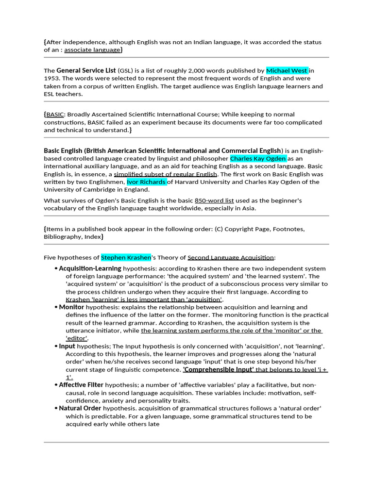 Miscellaneous | PDF | Second Language Acquisition | Language Education